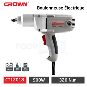 مفك براغي كهربائي 12 مم 900 واط : Boulonneuse Électrique 12mm 900W CROWN CT12018