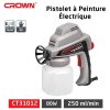 Pistolet à peinture électrique 0.8mm 80W CROWN CT31012